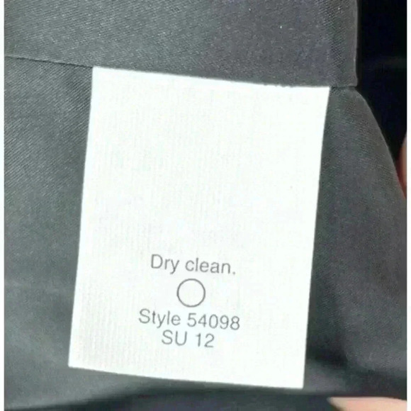 J Crew Blazer Sz 0 Super 120 Wool Black Single Breasted Career DEFECT - Picture 4 of 9